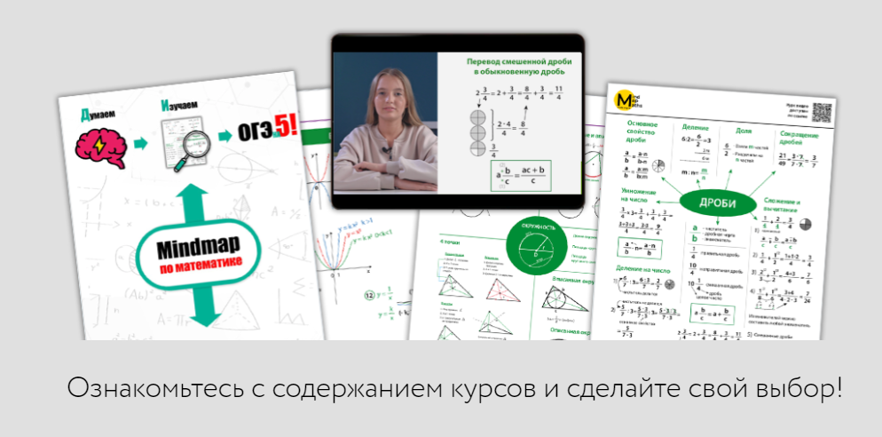 [Путь к успеху] Полный курс по математике 5-9 класс в ментальных картах (Станислав Аргунов)