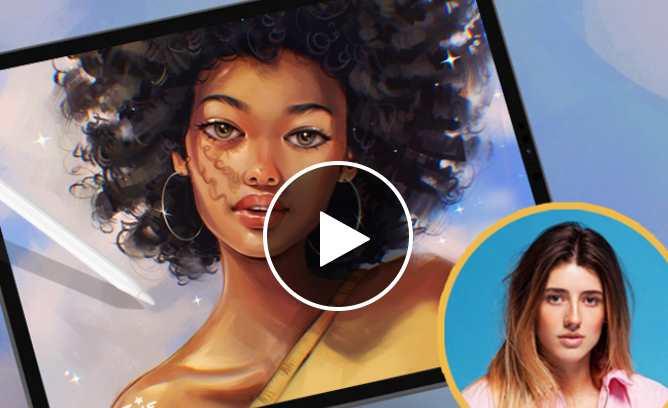 [21DRAW] Painting Portraits in Procreate (Ginevra Grigolo)