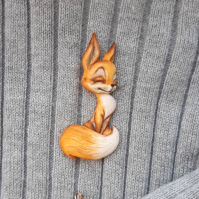 Мастер-класс по лепке Лиса (deli_craft)