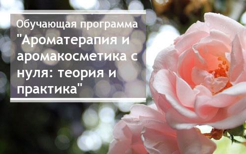 Базовая обучающая программа "Ароматерапия и аромакосметика с нуля: теория и практика" (Ирина Живилина)