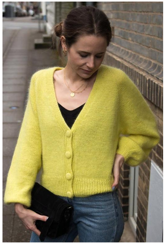 [Домоседка] Вязаный кардиган Balloon (PetiteKnit)