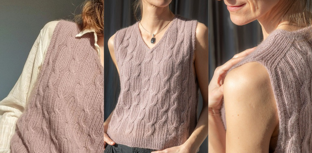 [Вяжи.ру] Элегантная безрукавка Drifting Wave (Aneta Szydlak-Bleyer)