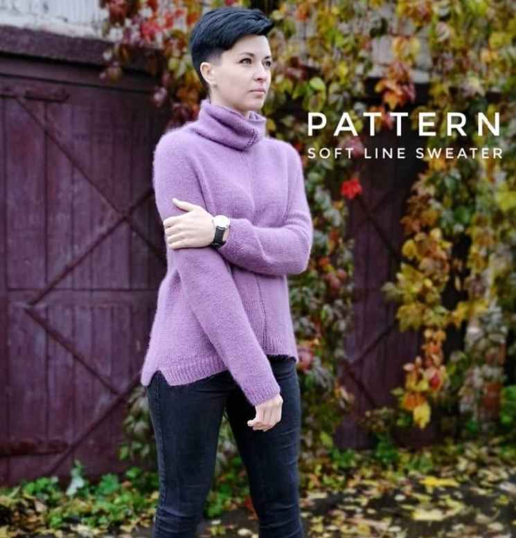 Свитер Soft Line (skrobova_knits)