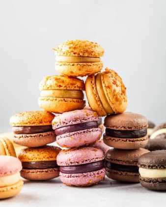 Крышки макарон на альбумине с пониженным содержанием сахара (Анна Томильчик) @veryirresistible18