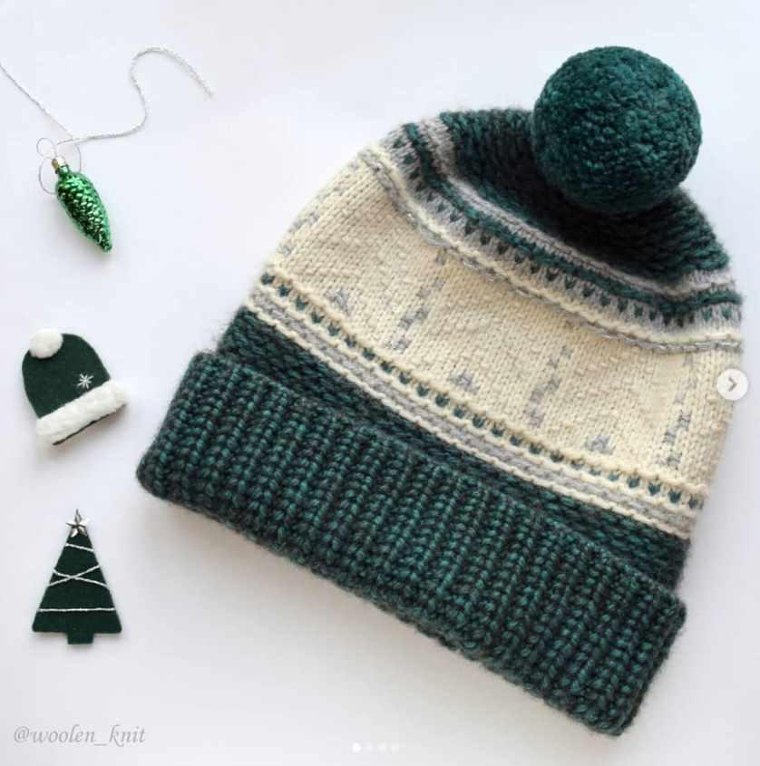 Мастер класс Аксессуары. Вяжем Шапки  (woolen knit)