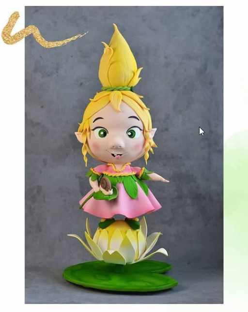 Торт "Стилизованная кукла" (tortproject)