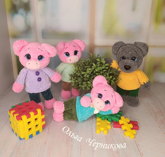 Мк на сказку Три поросёнка (Ольга Черникова)