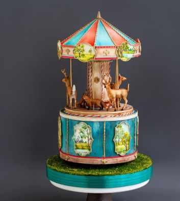 [g.l.cake] Шоу-торт Винтажная карусель (Людмила Гавриленко)