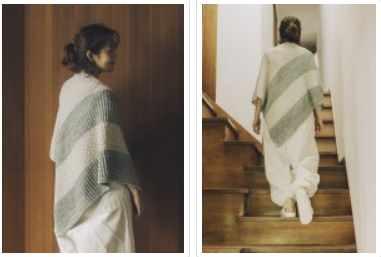 [Вяжи.ру] Текстурная шаль Floe