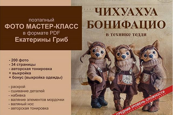 Фото мастер-класс Чихуахуа Бонифацио (Екатерина Гриб), фото 1 из 1.
