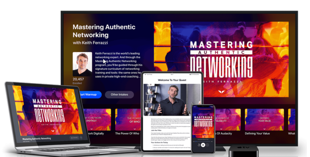 [Mindvalley] Mastering Authentic Networking (Keith Ferrazzi)