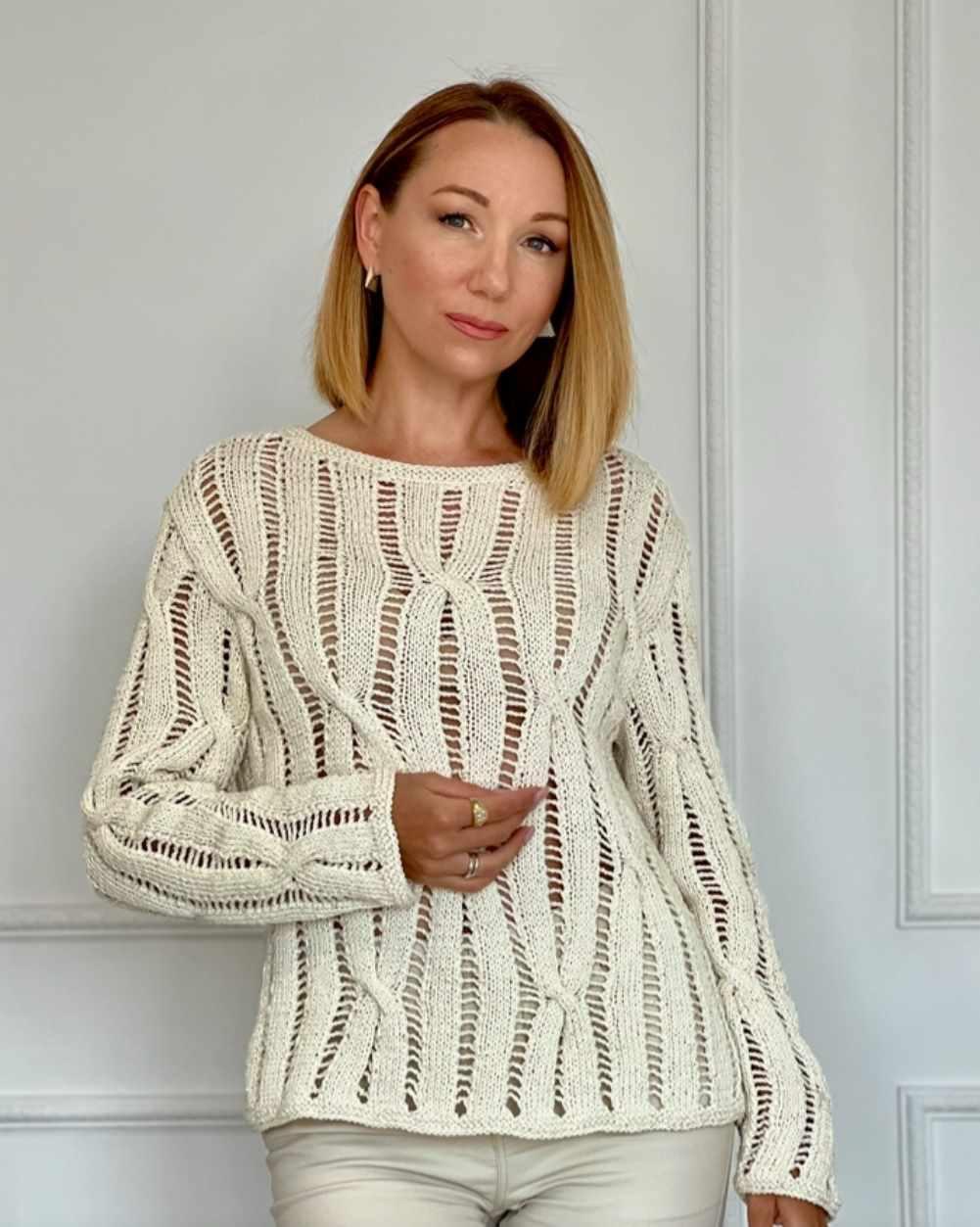 Мастер-класс по вязанию джемпера Милос (Юлия Имукина)