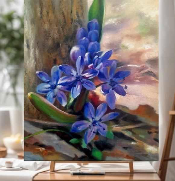 Первые пролески (Юлия Кошелева)