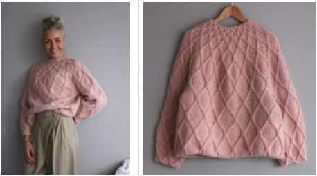 [Вяжи.ру] Вязаный спицами пуловер Fat & Sassy (Anna, Heidi Pickles)