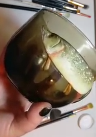 Прямой эфир по лепке щуки (лепка на кружке) (Елена Тильзитская)