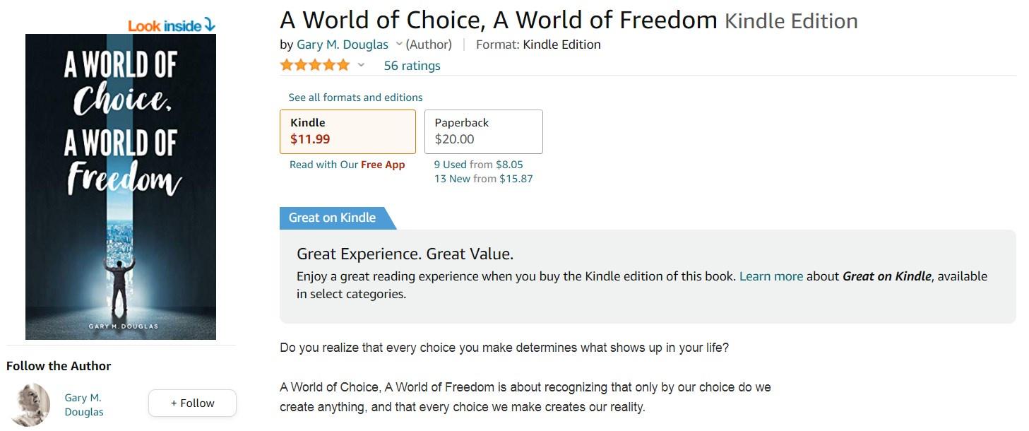 [Access Consciousness] Мир выбора, мир свободы (Гэри М. Дуглас)