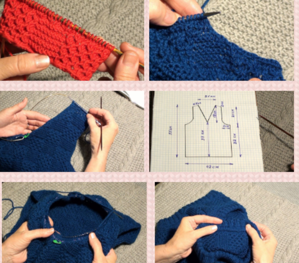 [Шерстяные истории] Часть 27. Жилет с V- образным вырезом (Валентина Симченкова)