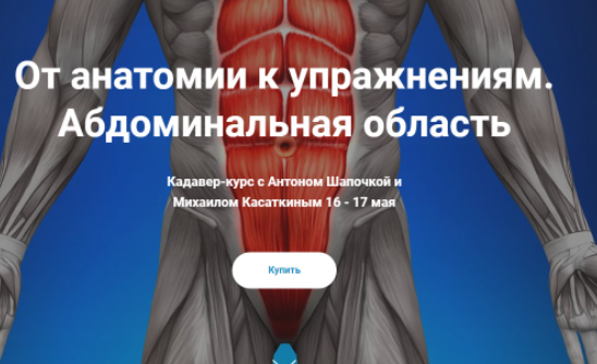 От анатомии к упражнениям. Абдоминальная область (Антон Шапочка, Михаил Касаткин)