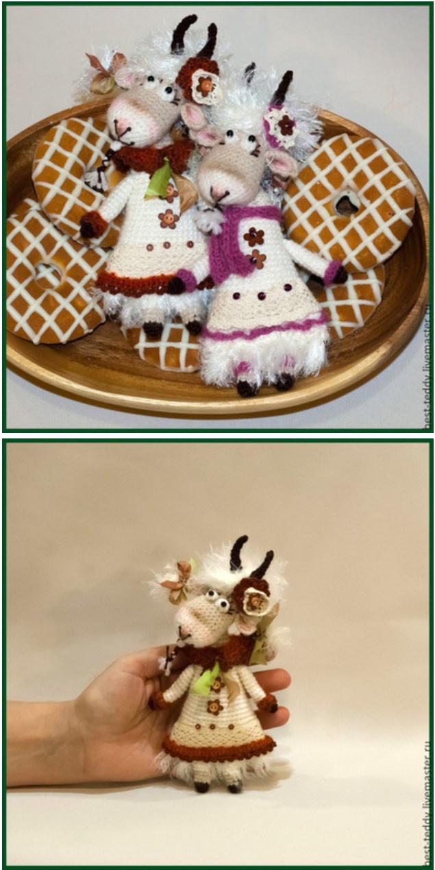 Мастер-класс Коза-пряничек от талантливого мастера (Елена Болныгина)