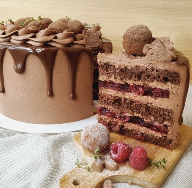 Торт Вишнёвый трюфель (Вера Спиридонова)