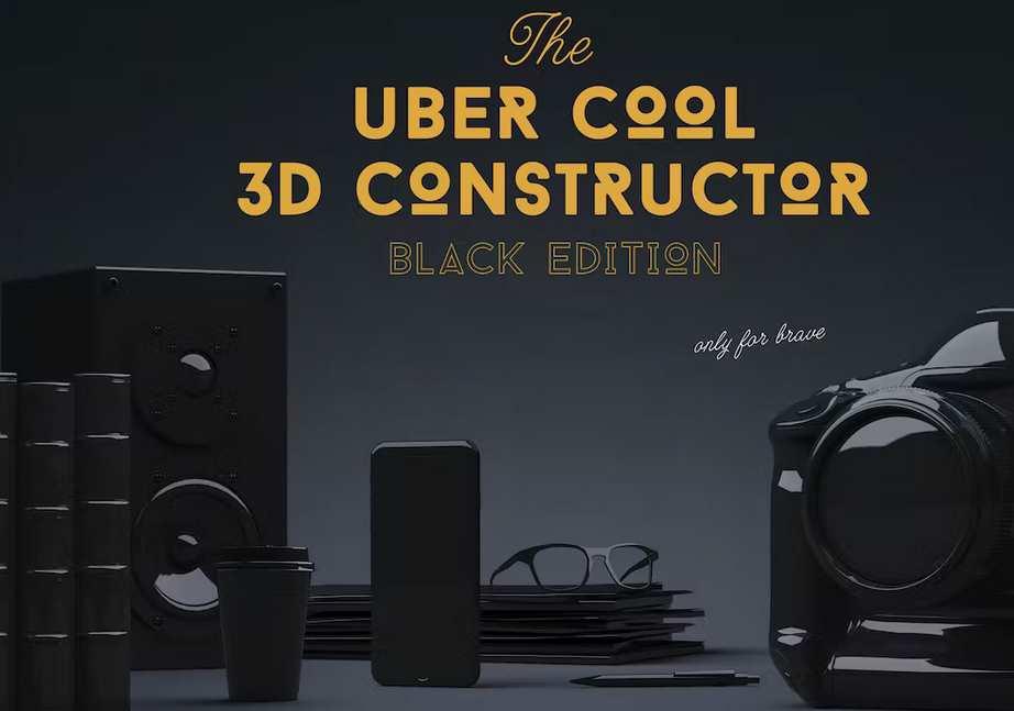 [Envato Market] 3D-конструктор Черное издание