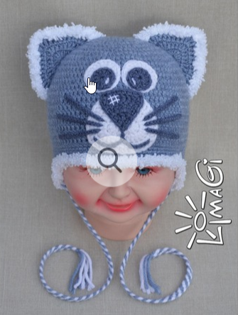 Шапочка Джинсокотик (LimaGi)