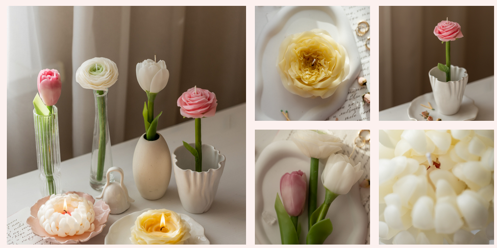 Свечи-цветы. Тариф Два модуля (Ольга Жилякова), фото 1 из 1.