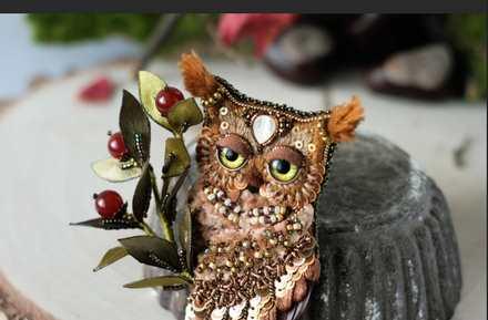 Брошь Совунья (Ксения Соболева)