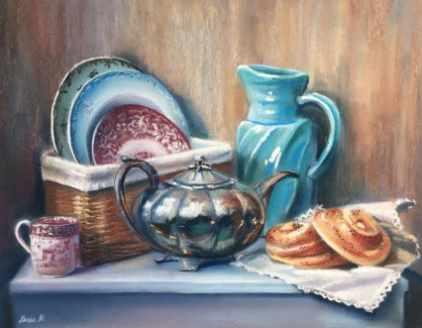 Натюрморт с кофейником (Марина Юкиш)