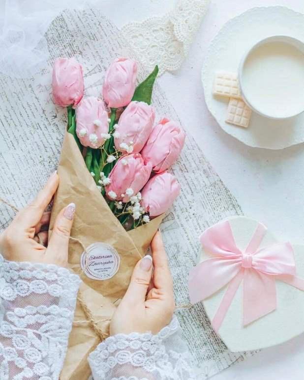 Шоколадные цветы. Весенний шоколадный курс. Тариф Продвинутый  (Екатерина Завирюха)