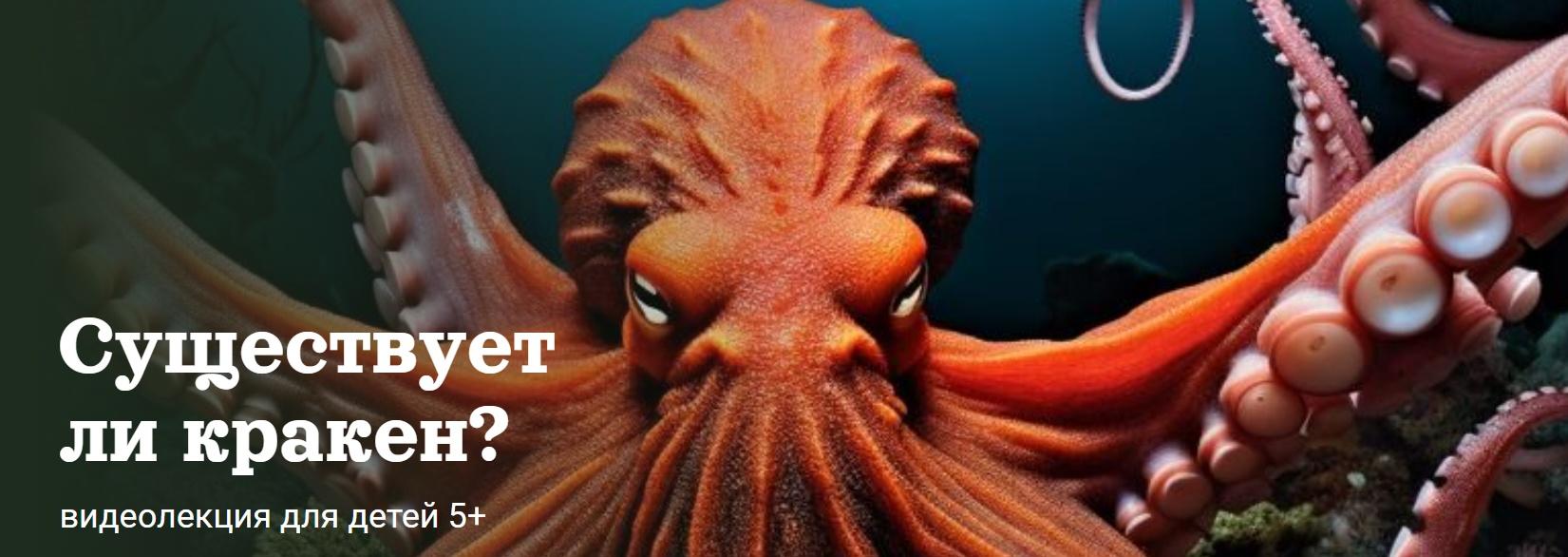 [Детский лекторий] Существует  ли кракен? (Александр Толмачев)