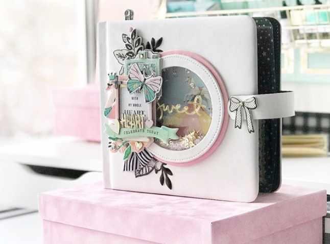 [Скрапбукинг]  МК по альбому из коллекции «Carousel» от Crate paper (Юлия Тищенко)