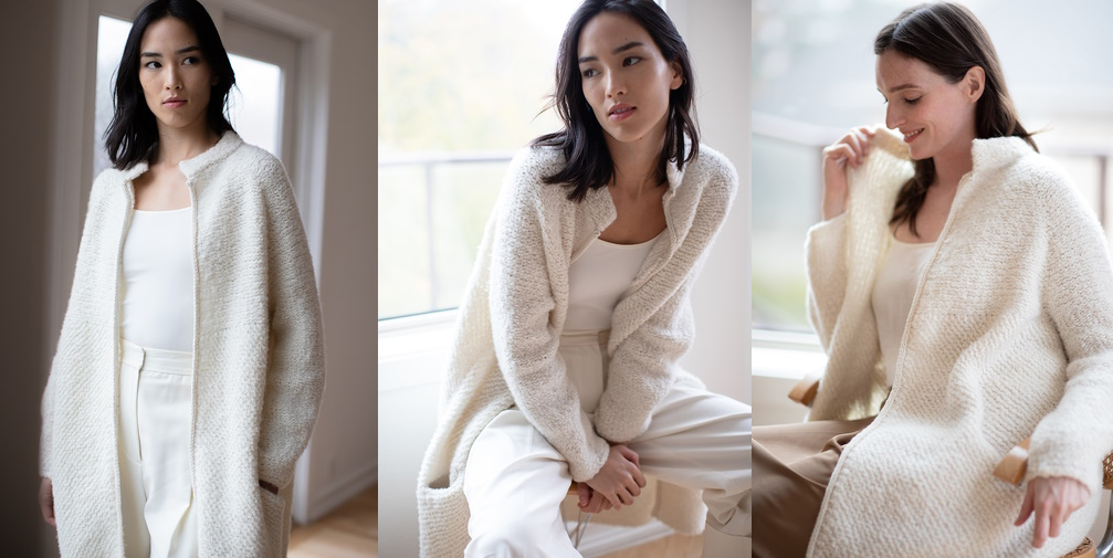 [Вяжи.ру] Пальто из букле Galv