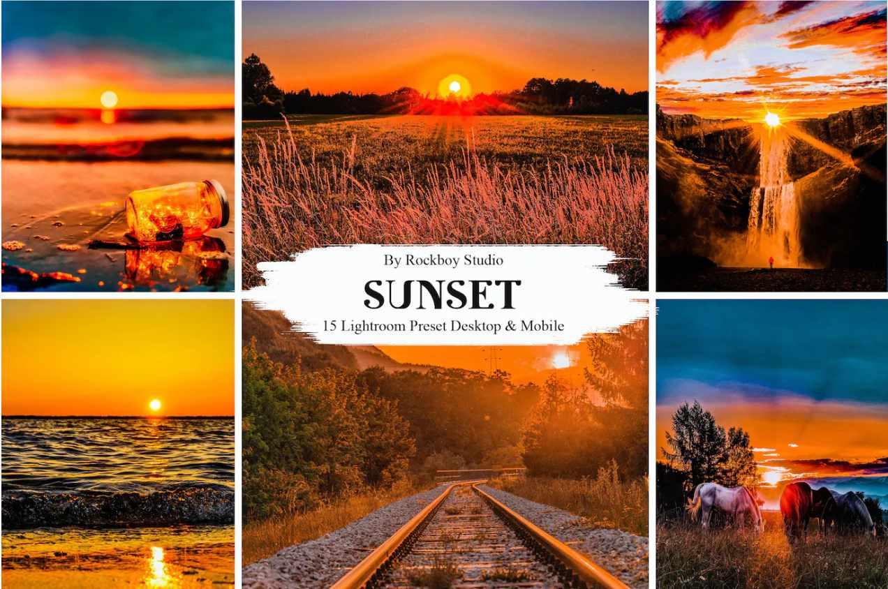 [Envato Market] 15 пресетов Сансет Лайтрум
