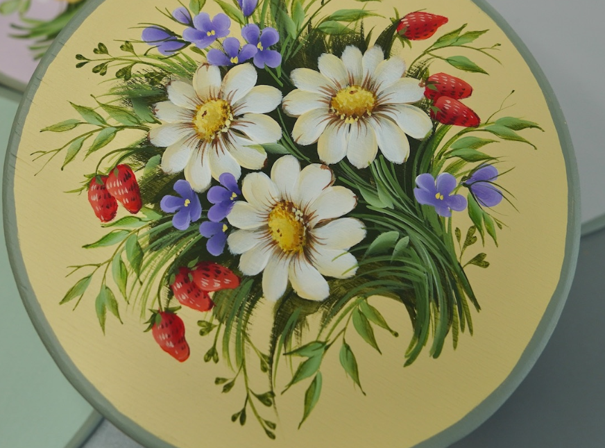 [Роспись двойным мазком] Базовый курс. Цветы (Татьяна Кудрявцева)