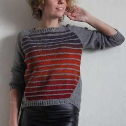 Джемпер Закат (Людмила Аксеник)