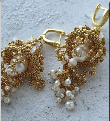 Серьги Медуза (Ангелина Пеях)