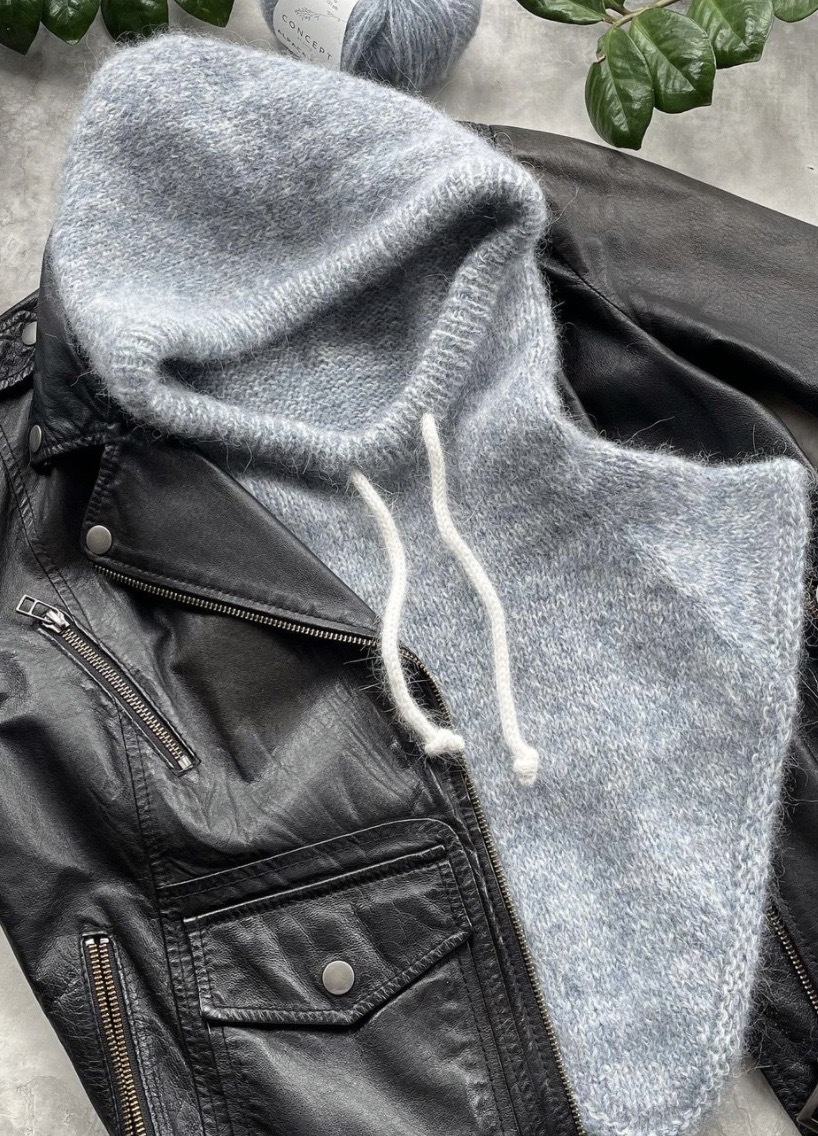 Капор с манишкой Luxury hood (bydashylia)