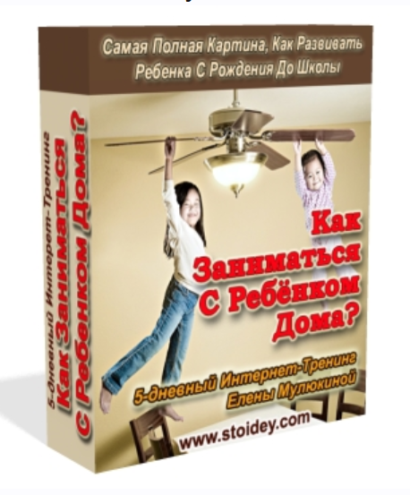 Как заниматься с ребенком дома? (Елена Мулюкина)