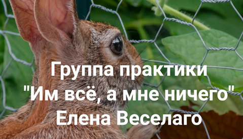 [Институт Открытого Поля] Им всё, а мне ничего (Елена Веселаго)