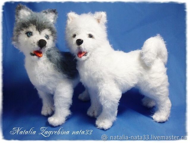 [natta33] Лайка самоедская. Хаски (Наталия Загребина)