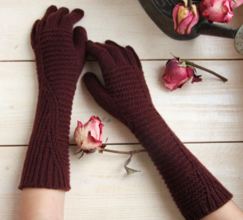 Перчатки Graphic lines. Перчатки Линии (Людмила Аксеник)