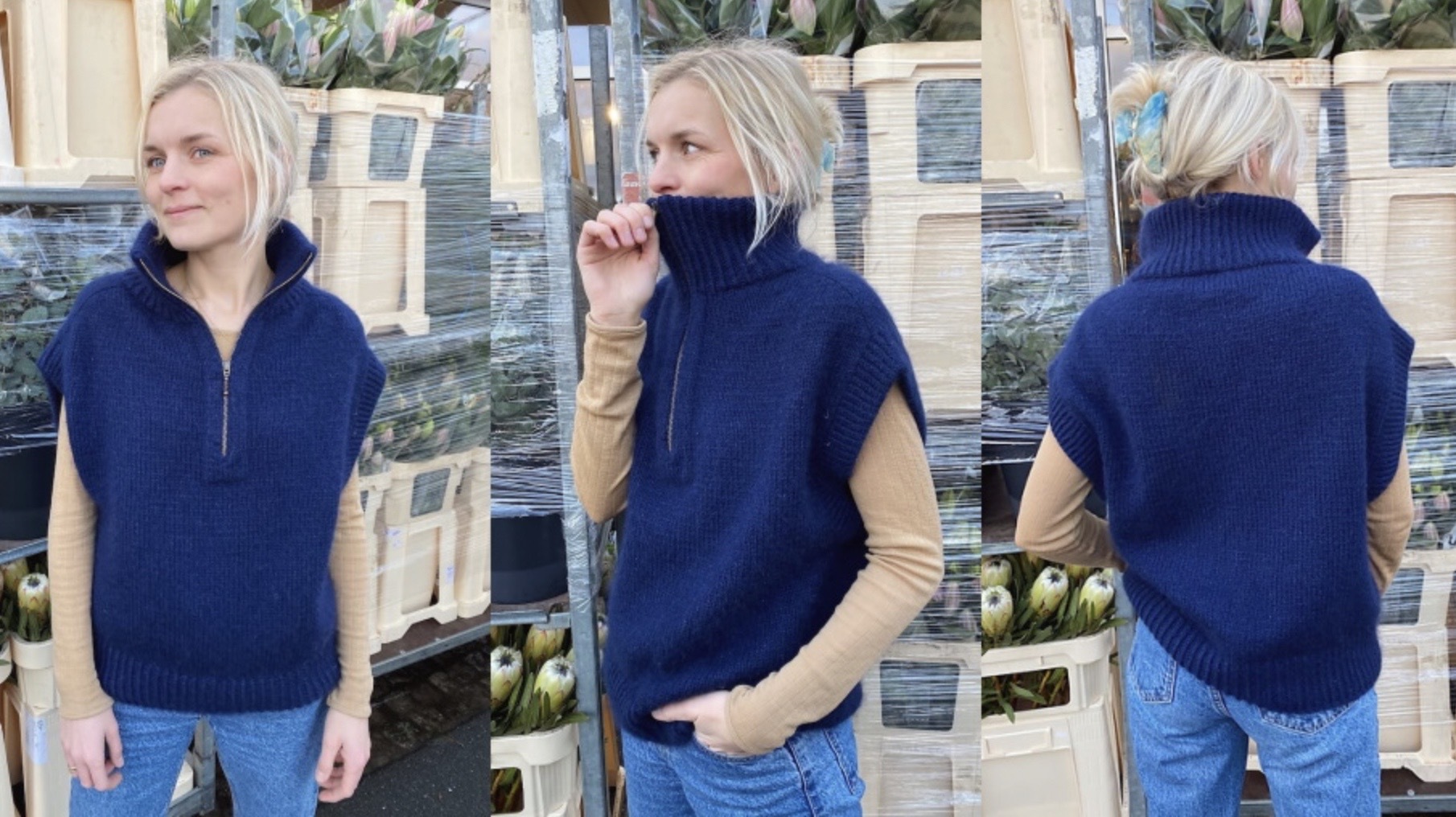 Жилет Zipper (PetiteKnit)