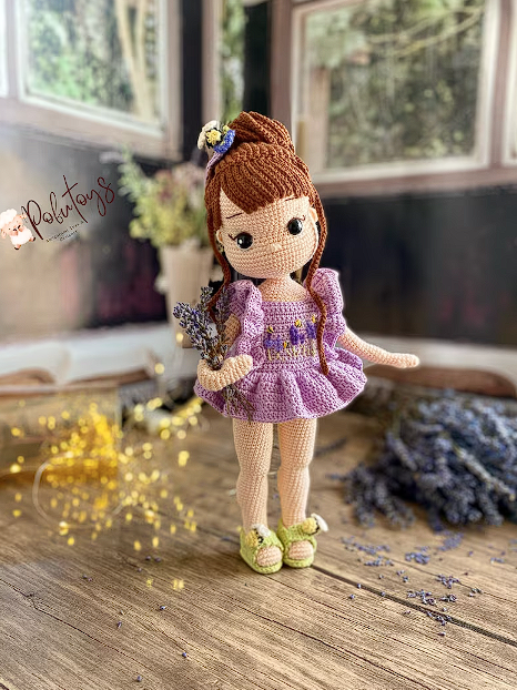 [Pofutoys] Кукла амигуруми Лорен