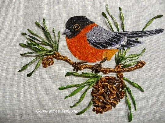 [Студия Соляниковой Татьяны] Снегирь на ветке (Татьяна Соляникова)