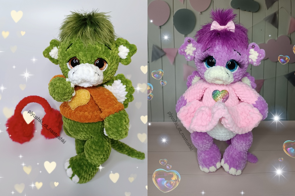 [Plyushki ot Nastushki] Дракошки (Настёнка Колесникова)