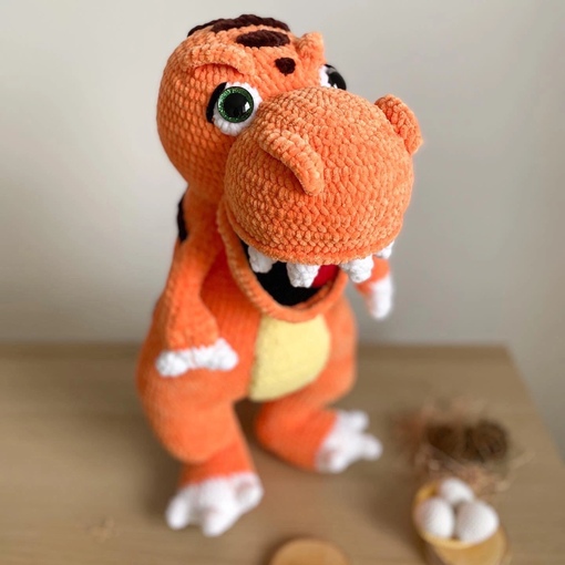 [evgenia_knitted_toys] Тираннозавр (Евгения Гаврилова)