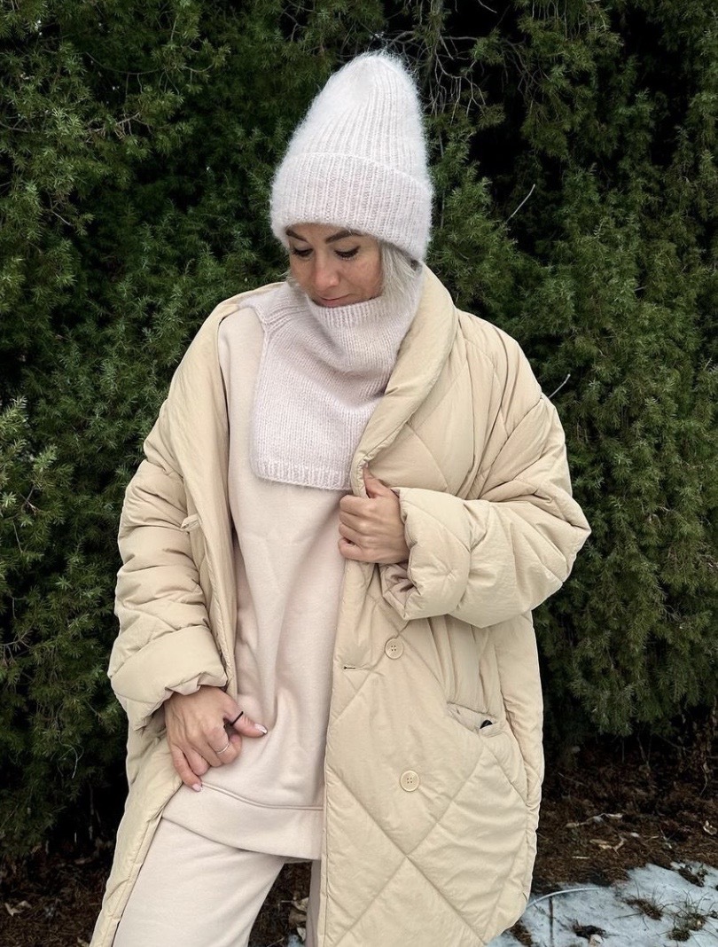 [nataknitwear] Шапка+ манишка Winter_set_nk (Наталья Курникова)