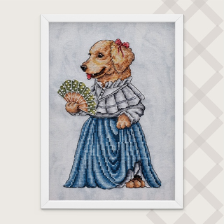 [Вышивка] Собачка (Дарья Мастракова)