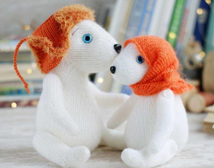 Белые медведи (спицы) (Евгения Благинина)